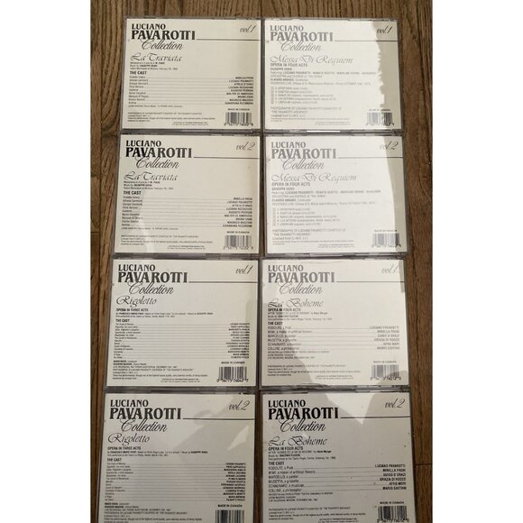 Luciano Pavarotti Collection La Traviata  Rigoletto La Boheme Messa Requiem 8 CD - Picture 8 of 16